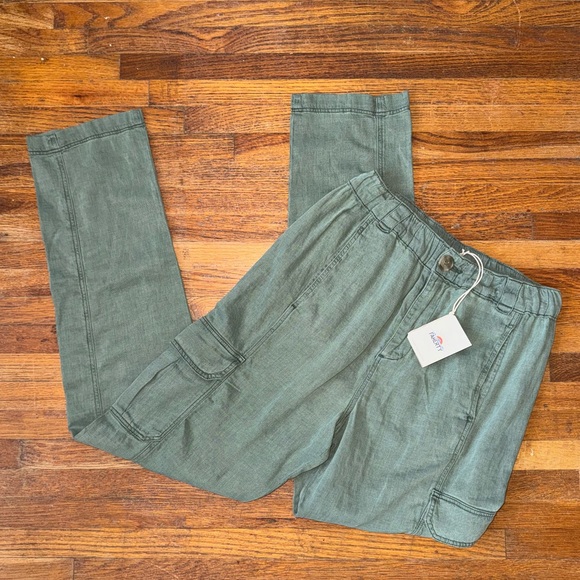 Faherty Arlie Day Cargo Pant In Sea Spray Size XS NWT - Picture 2 of 7